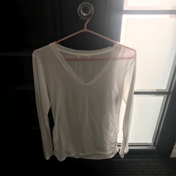 Velvet and Graham Spencer white cotton top - Picture 2 of 2